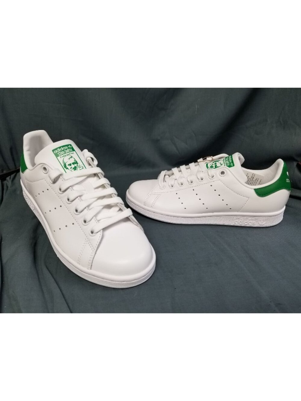 Adidas Stan Smith 'White Green' B24105 Women's Size 7 NEW NO BOX!